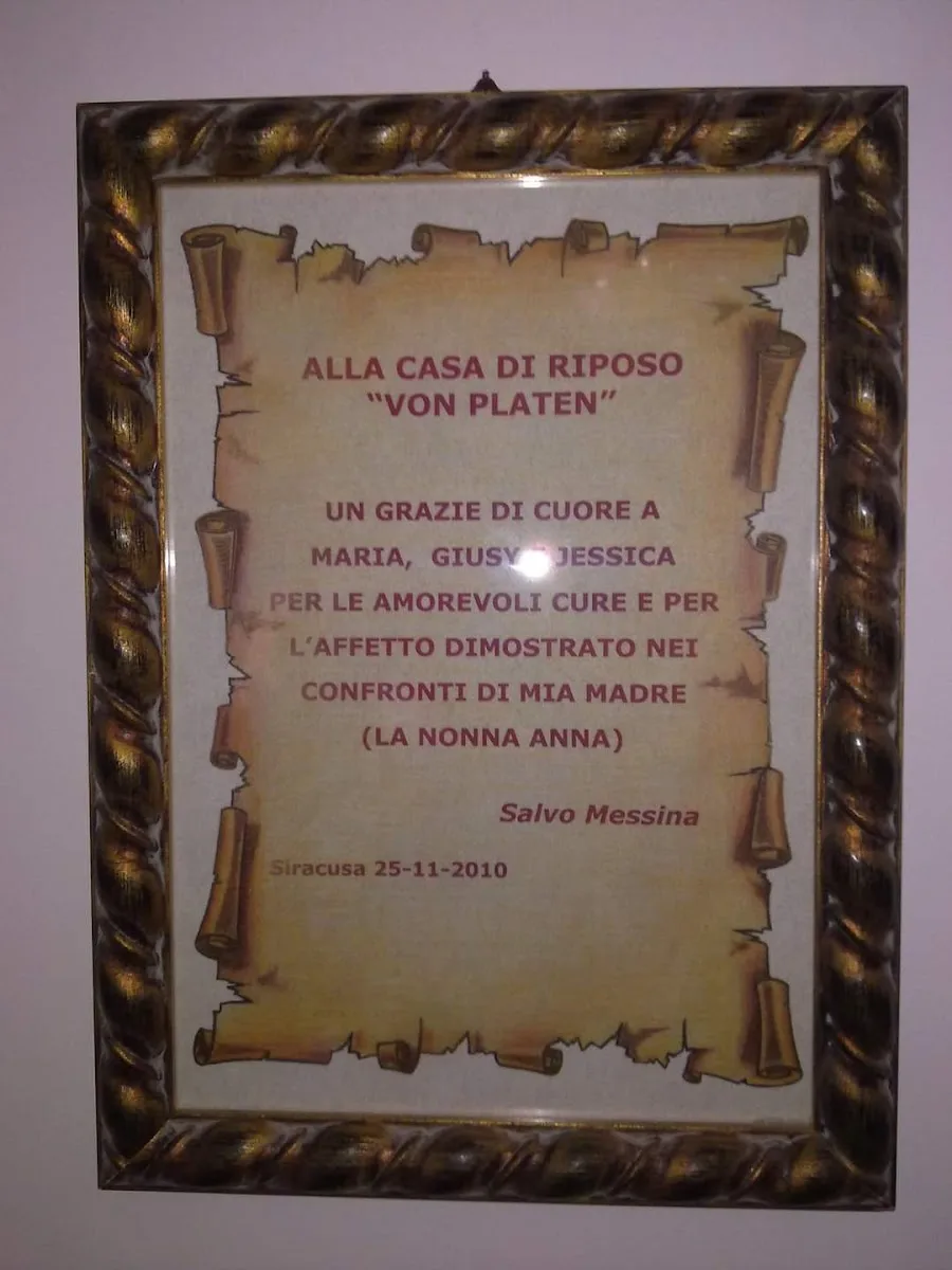 L’ Oasi del Riposo Von Platen - Siracusa