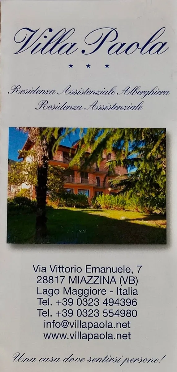 Villa Paola Residenza Assistenziale Alberghiera - Miazzina
